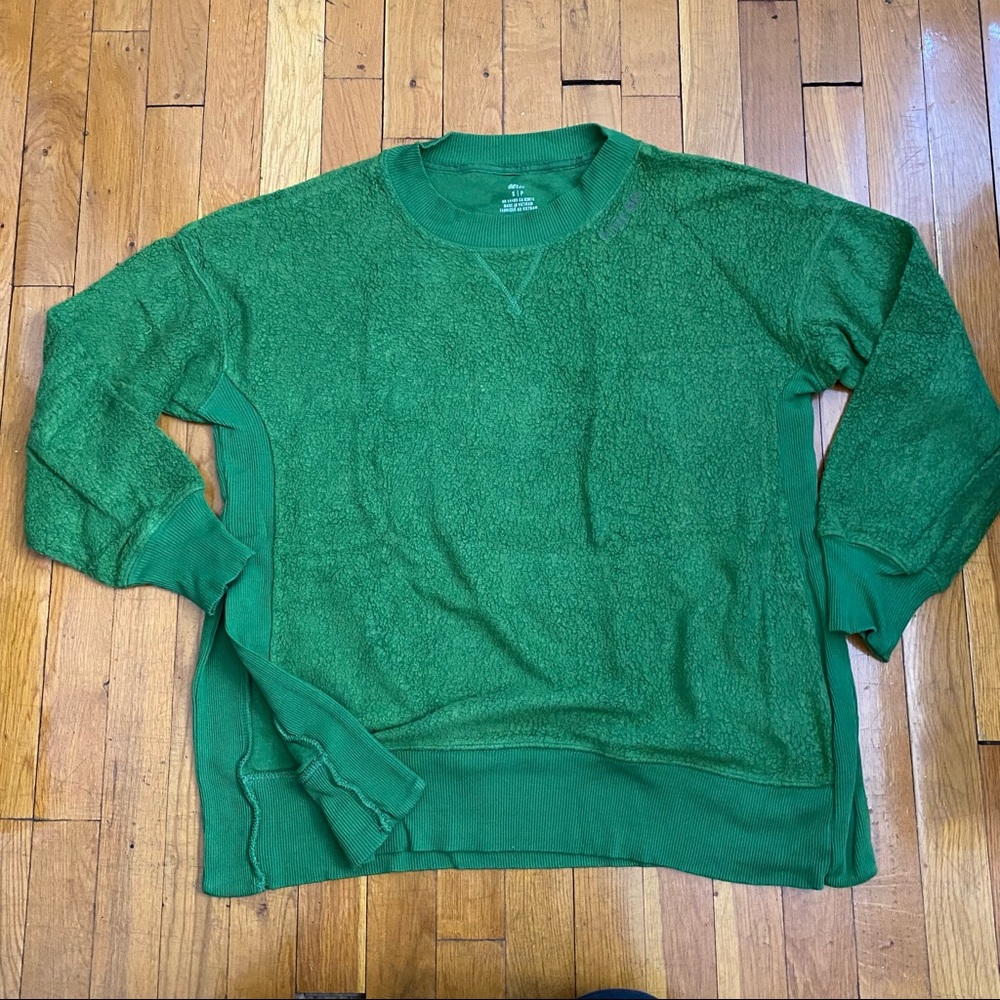 Aerie Fleece Split Side Extra Soft Sweatshirt ‘A Little Nice’